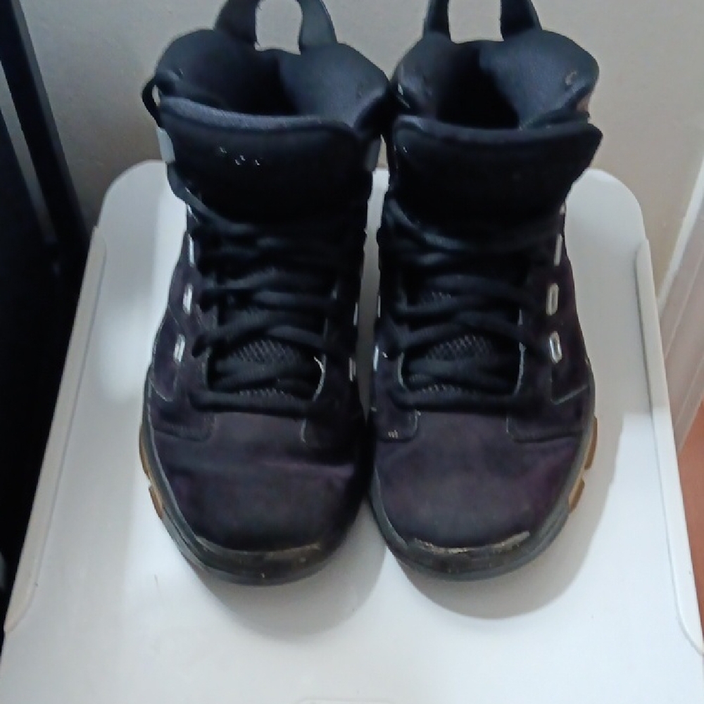 Jordan Athletic Shoes - Black and Purple